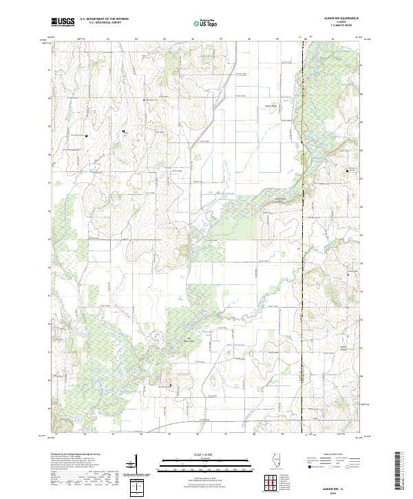 Albion NW, IL — USGS 7.5-minute topo (2024)