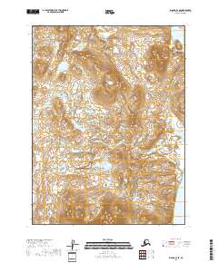 Iliamna B-4 SE, AK — USGS 7.5-minute topo (2018)