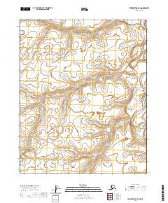 Lookout Ridge D-3 NE, AK — USGS 7.5-minute topo (2020)