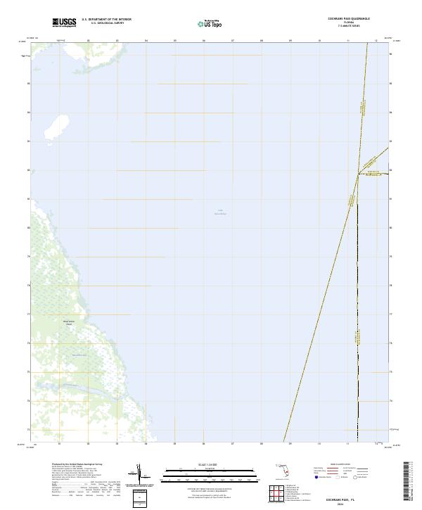 Cochrans Pass, FL — USGS 7.5-minute topo (2024)