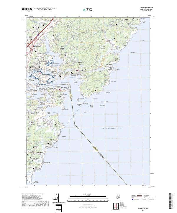 Kittery, ME-NH — USGS 7.5-minute topo (2024)