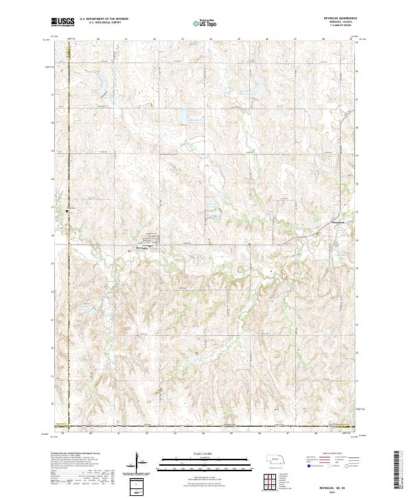 Reynolds, NE-KS — USGS 7.5-minute topo (2021)