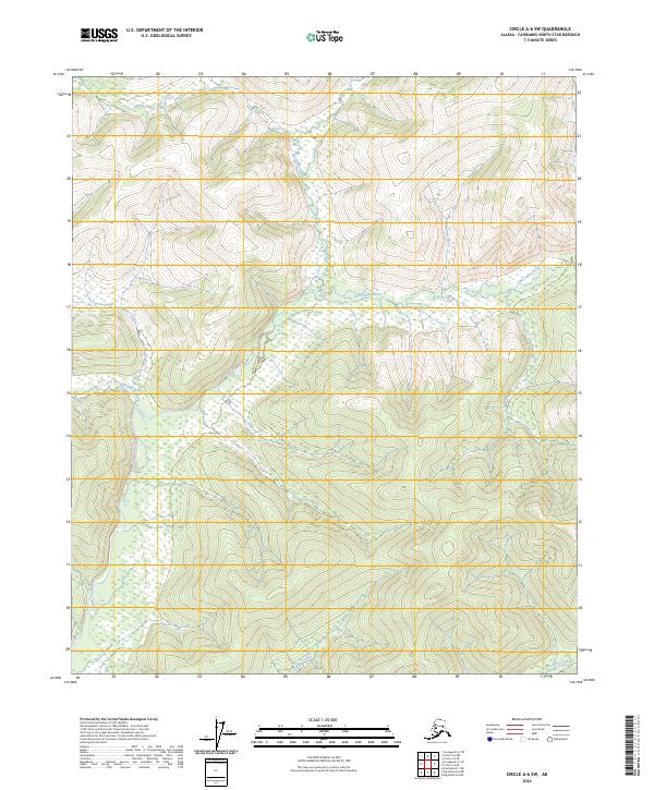 Circle A-6 SW, AK — USGS 7.5-minute topo (2024)