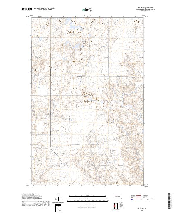 Belden SE, ND — USGS 7.5-minute topo (2024)