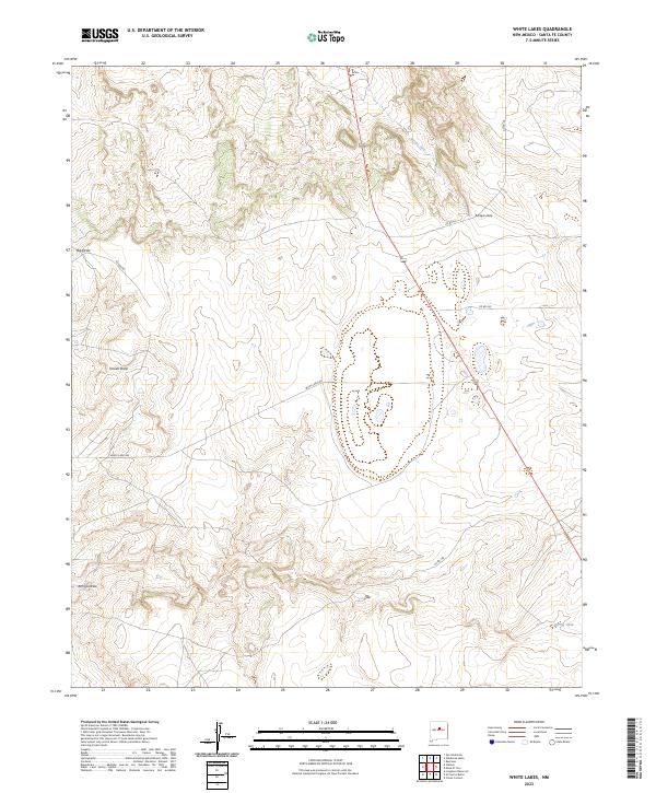 White Lakes, NM — USGS 7.5-minute topo (2023)