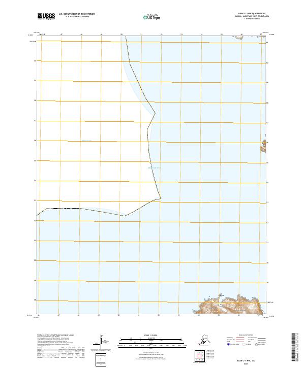 Adak C-1 NW, AK — USGS 7.5-minute topo (2021)