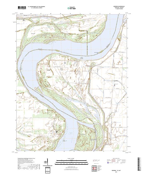 Mooring, TN-MO — USGS 7.5-minute topo (2022)