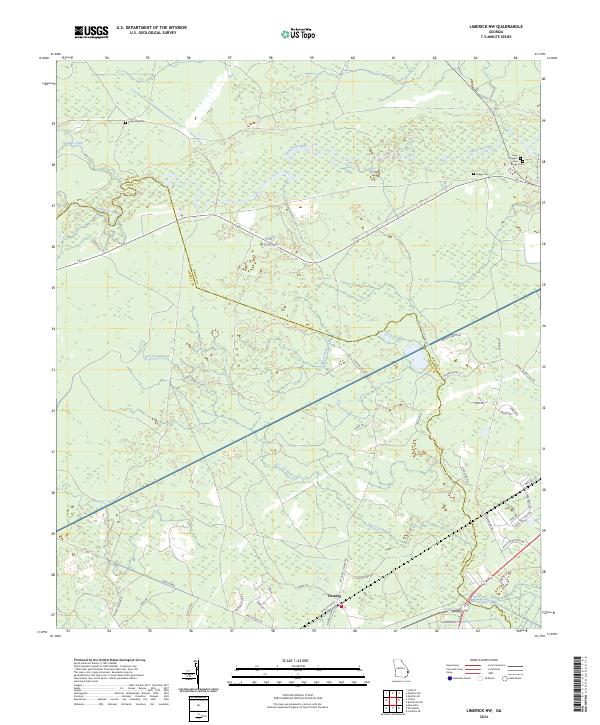 Limerick NW, GA — USGS 7.5-minute topo (2024)