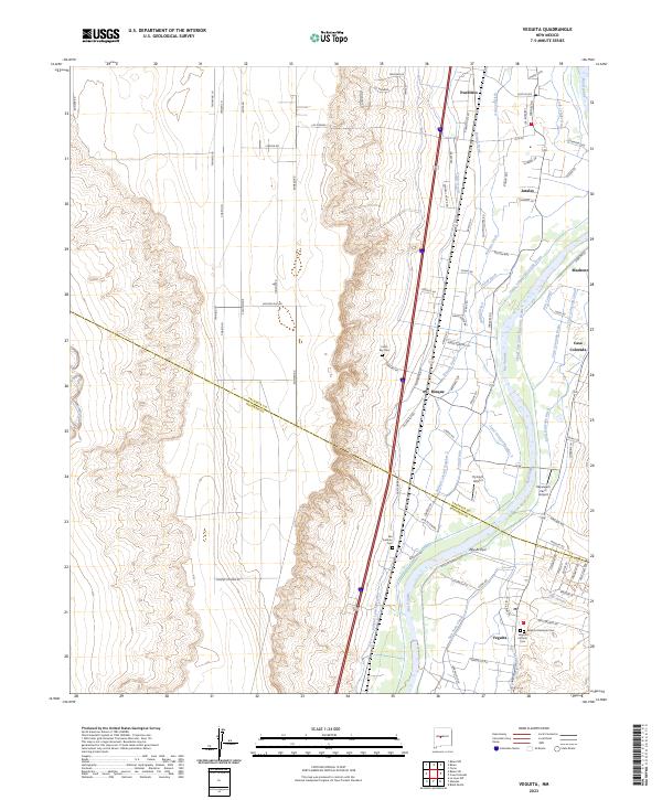 Veguita, NM — USGS 7.5-minute topo (2023)