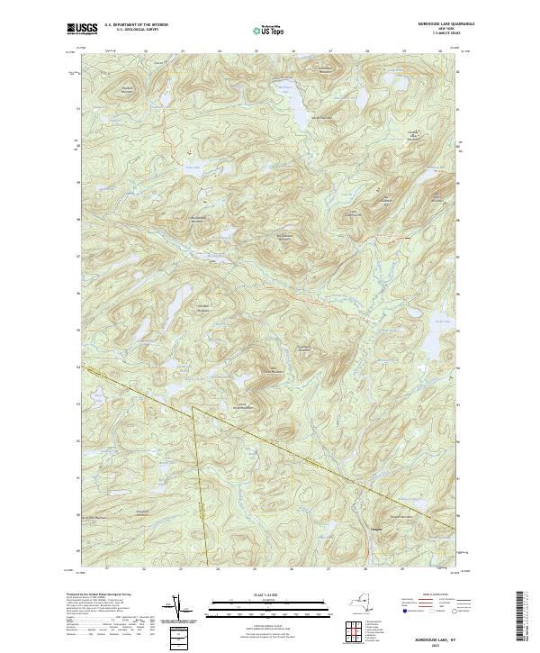 Morehouse Lake, NY — USGS 7.5-minute topo (2023)