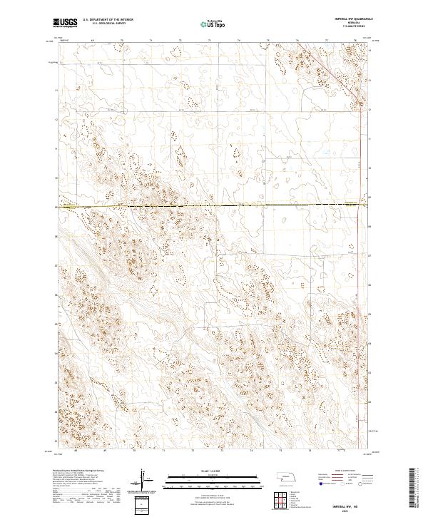 Imperial NW, NE — USGS 7.5-minute topo (2021)
