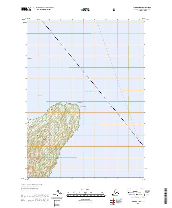 Cordova B-8 SW, AK — USGS 7.5-minute topo (2024)
