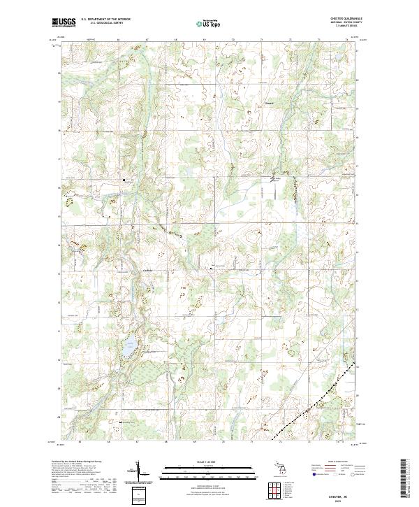 Chester, MI — USGS 7.5-minute topo (2023)