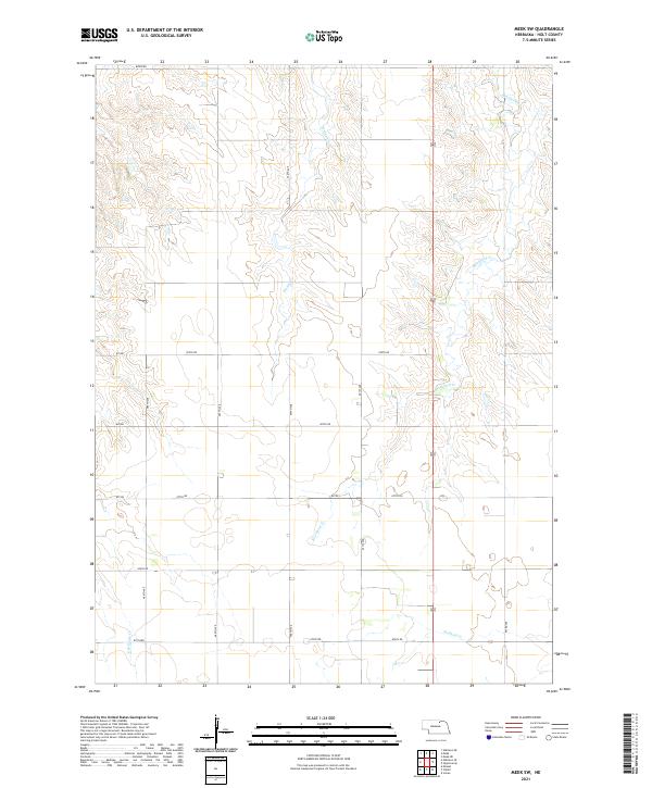 Meek SW, NE — USGS 7.5-minute topo (2021)