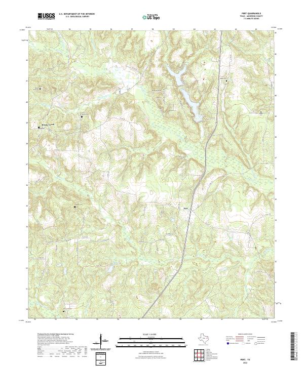 Pert, TX — USGS 7.5-minute topo (2022)