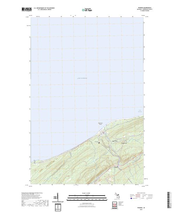 Phoenix, MI — USGS 7.5-minute topo (2023)