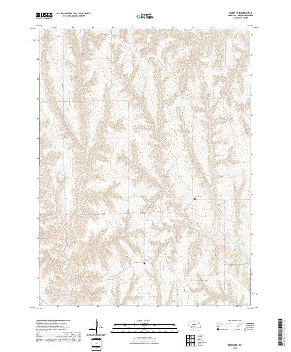 Quick NE, NE — USGS 7.5-minute topo (2021)