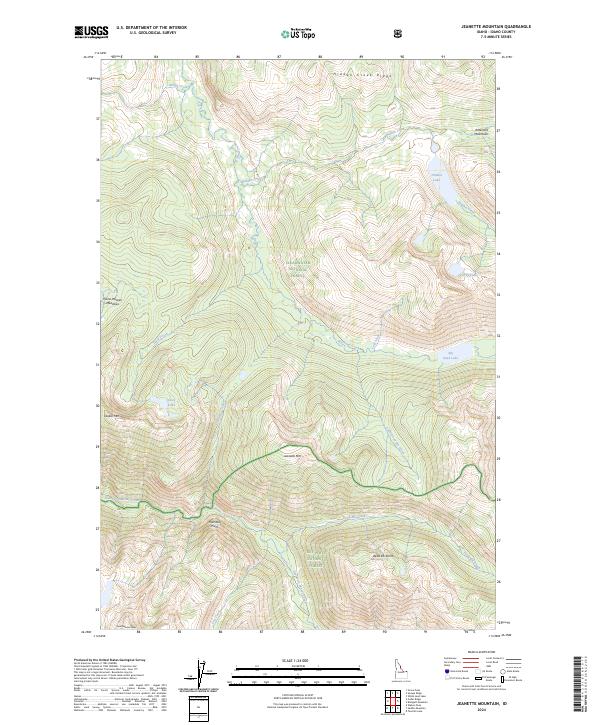 Jeanette Mountain, ID — USGS 7.5-minute topo (2024)