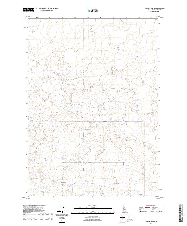 Coffee Point SW, ID — USGS 7.5-minute topo (2023)