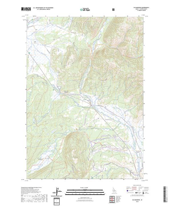 Elk Meadow, ID — USGS 7.5-minute topo (2024)