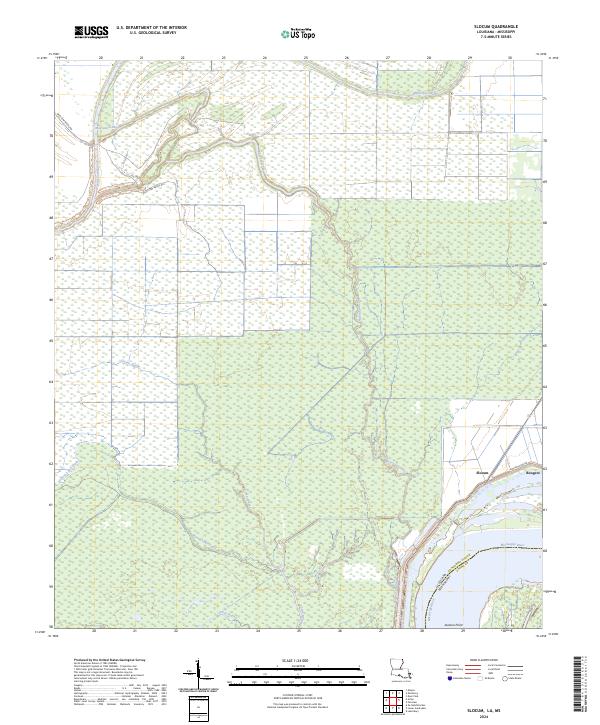 Slocum, LA-MS — USGS 7.5-minute topo (2024)