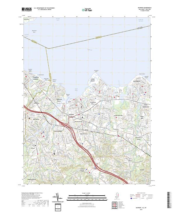 Keyport, NJ-NY — USGS 7.5-minute topo (2023)