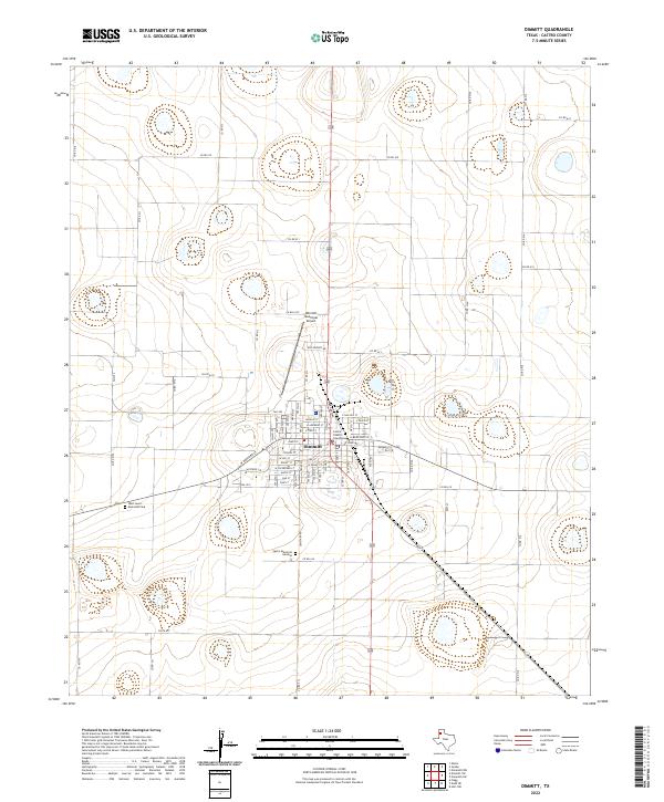 Dimmitt, TX — USGS 7.5-minute topo (2022)