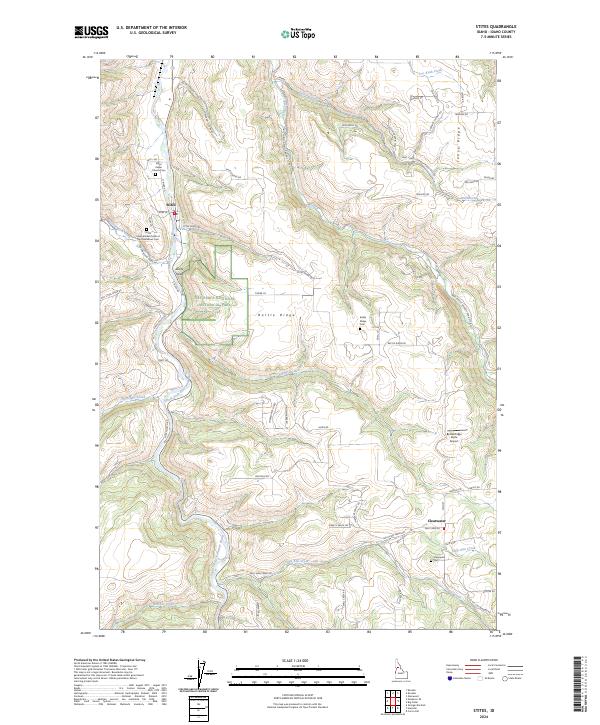 Stites, ID — USGS 7.5-minute topo (2024)