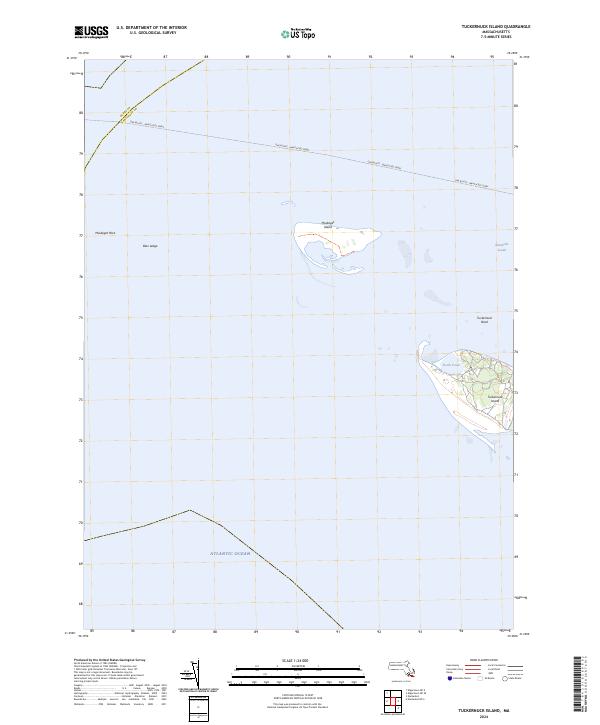 Tuckernuck Island, MA — USGS 7.5-minute topo (2024)