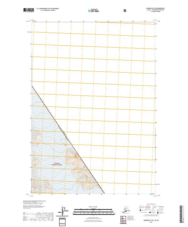 Sumdum B-2 NE, AK-BC — USGS 7.5-minute topo (2021)