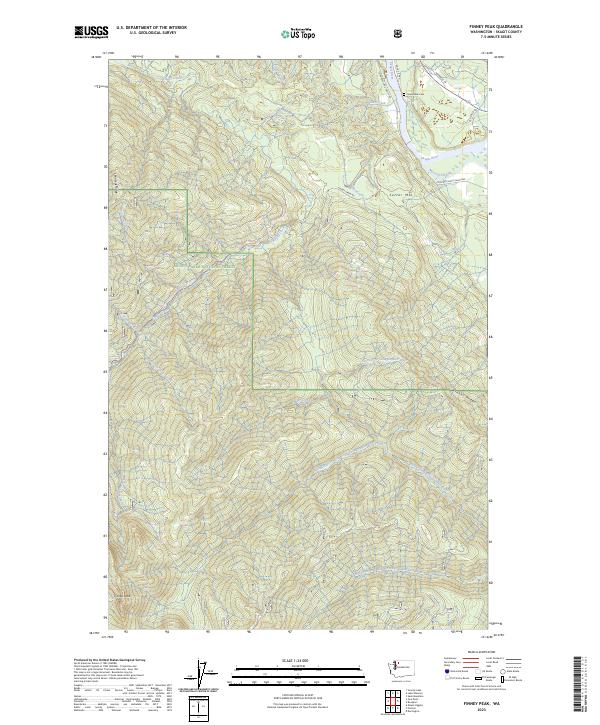 Finney Peak, WA — USGS 7.5-minute topo (2023)
