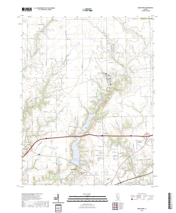 Grantfork, IL — USGS 7.5-minute topo (2024)