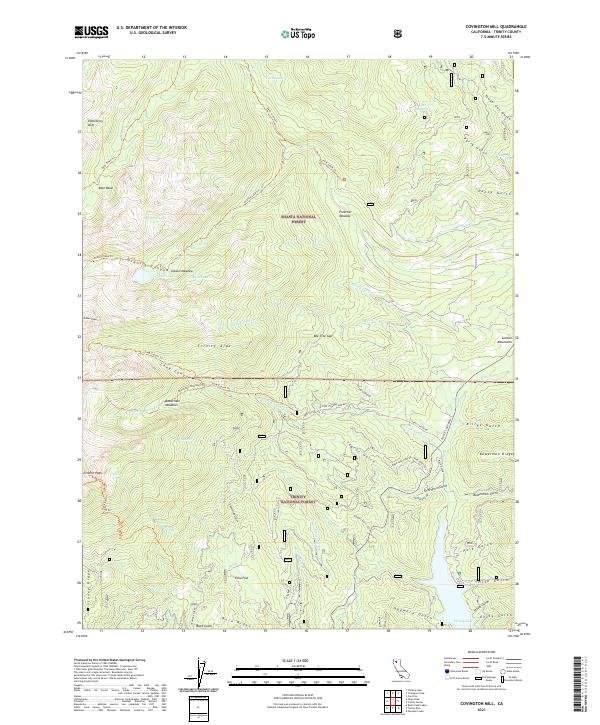Covington Mill, CA — USGS 7.5-minute topo (2021)