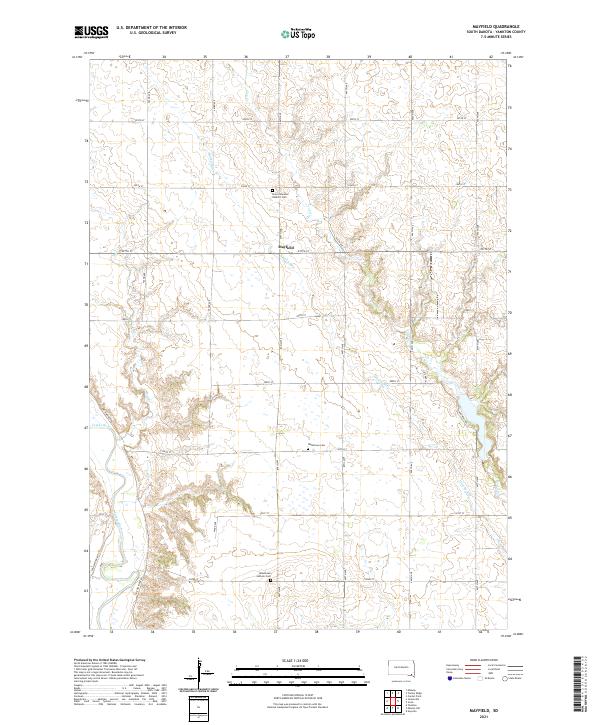 Mayfield, SD — USGS 7.5-minute topo (2021)
