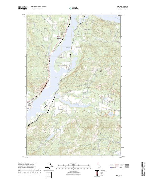 Morton, ID — USGS 7.5-minute topo (2024)