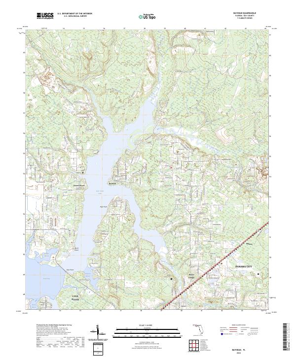 Bayhead, FL — USGS 7.5-minute topo (2024)