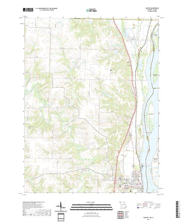Canton, MO-IL — USGS 7.5-minute topo (2021)