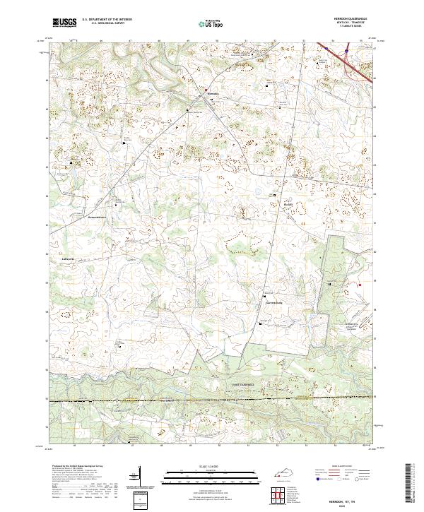 Herndon, KY-TN — USGS 7.5-minute topo (2022)