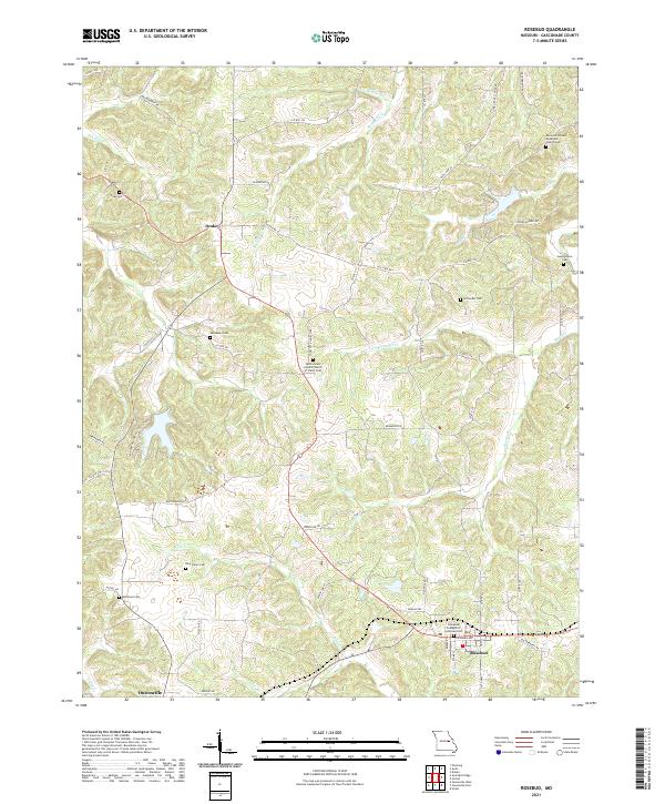Rosebud, MO — USGS 7.5-minute topo (2021)