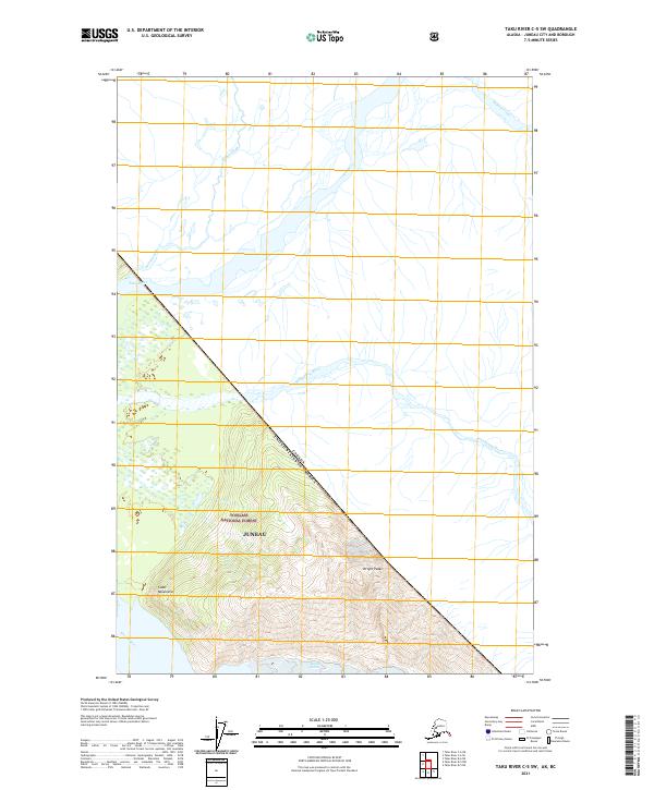 Taku River C-5 SW, AK-BC — USGS 7.5-minute topo (2021)