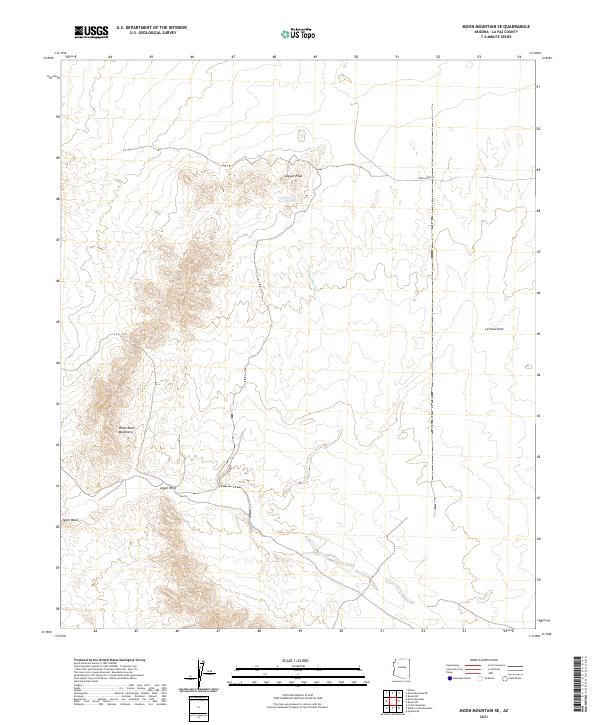 Moon Mountain SE, AZ — USGS 7.5-minute topo (2021)