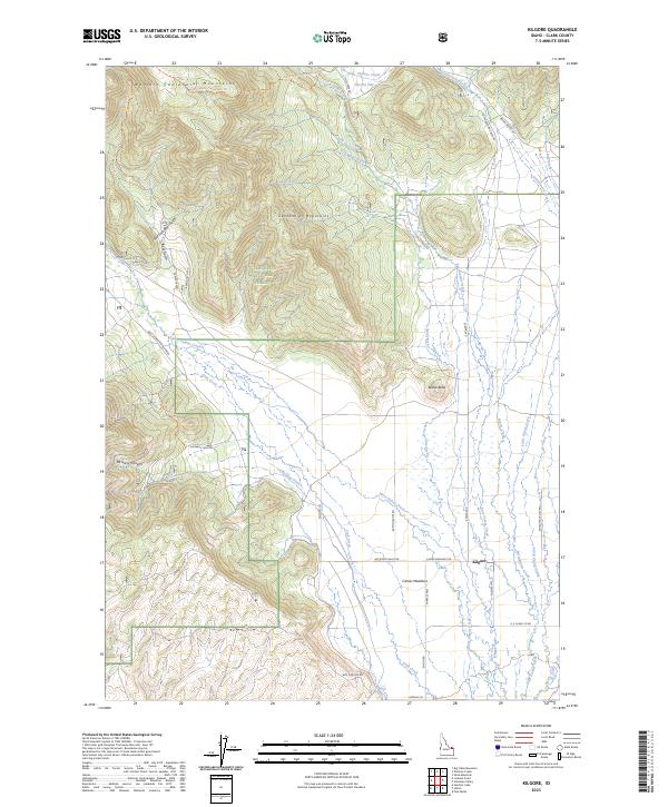 Kilgore, ID — USGS 7.5-minute topo (2023)