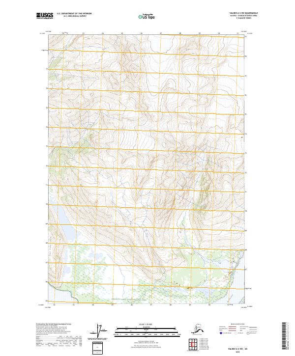 Valdez A-2 SW, AK — USGS 7.5-minute topo (2023)