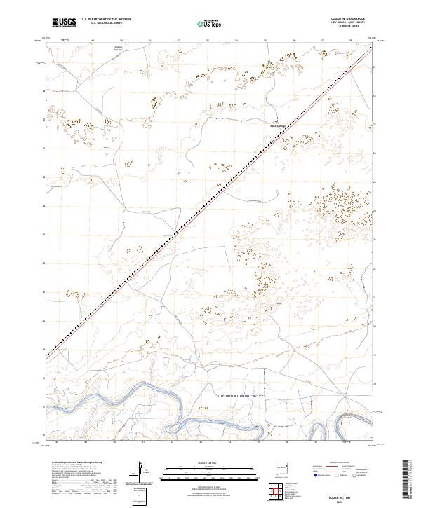 Logan NE, NM — USGS 7.5-minute topo (2023)
