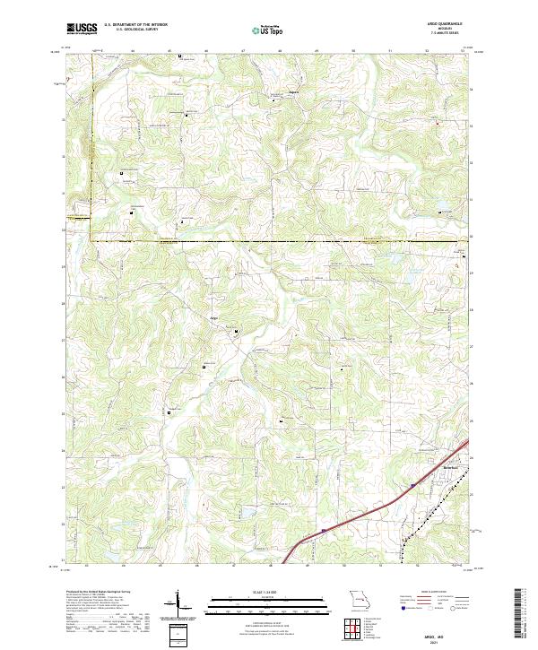 Argo, MO — USGS 7.5-minute topo (2021)