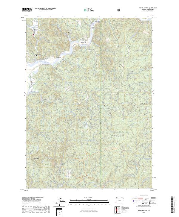 Signal Buttes, OR — USGS 7.5-minute topo (2023)