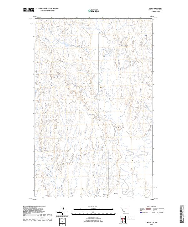 Thoeny, MT-SK — USGS 7.5-minute topo (2024)