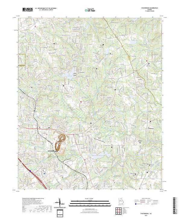 Stockbridge, GA — USGS 7.5-minute topo (2024)