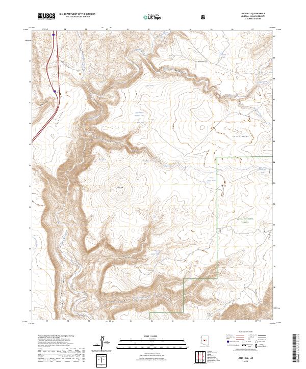 Joes Hill, AZ — USGS 7.5-minute topo (2023)