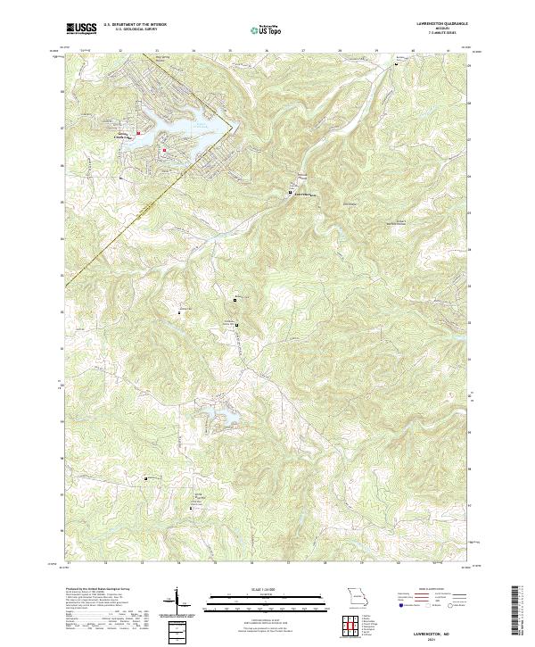 Lawrenceton, MO — USGS 7.5-minute topo (2021)